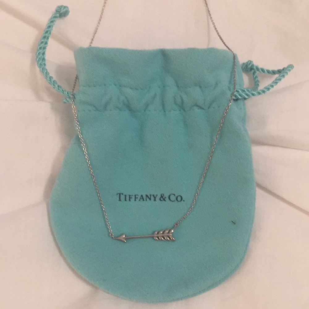 Tiffany & Co. Sterling Arrow Pendant Necklace